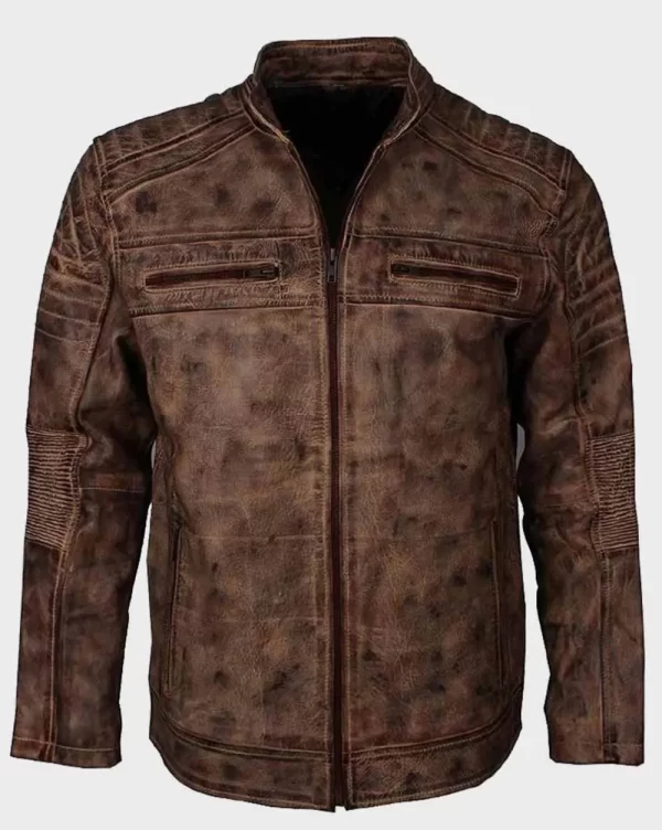Leather Mens Vintage Jacket All Star Leather Jackets