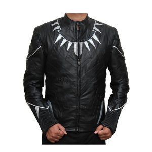 Black Avengers: Infinity War Leather Jacket