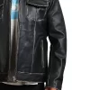 David Star Men Vintage Cowhide 90s Leather Jacket