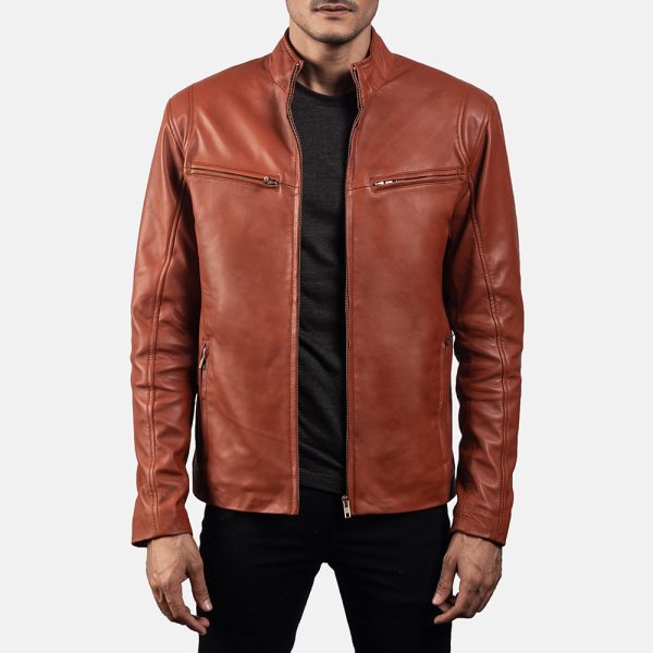 Iconic brown Tan Leather Jacket