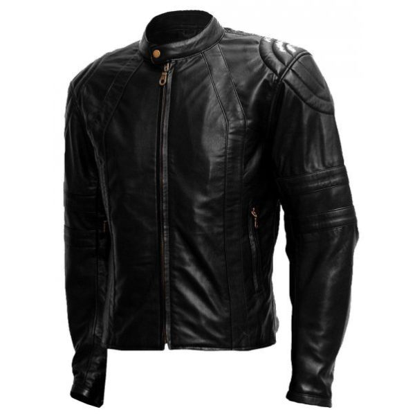 Men’s Super Soft Black Sheepskin Leather Jacket