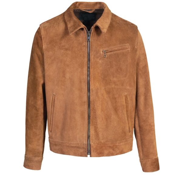 Unlined Rough Out Cowhide Jacket All Star Leather Jackets