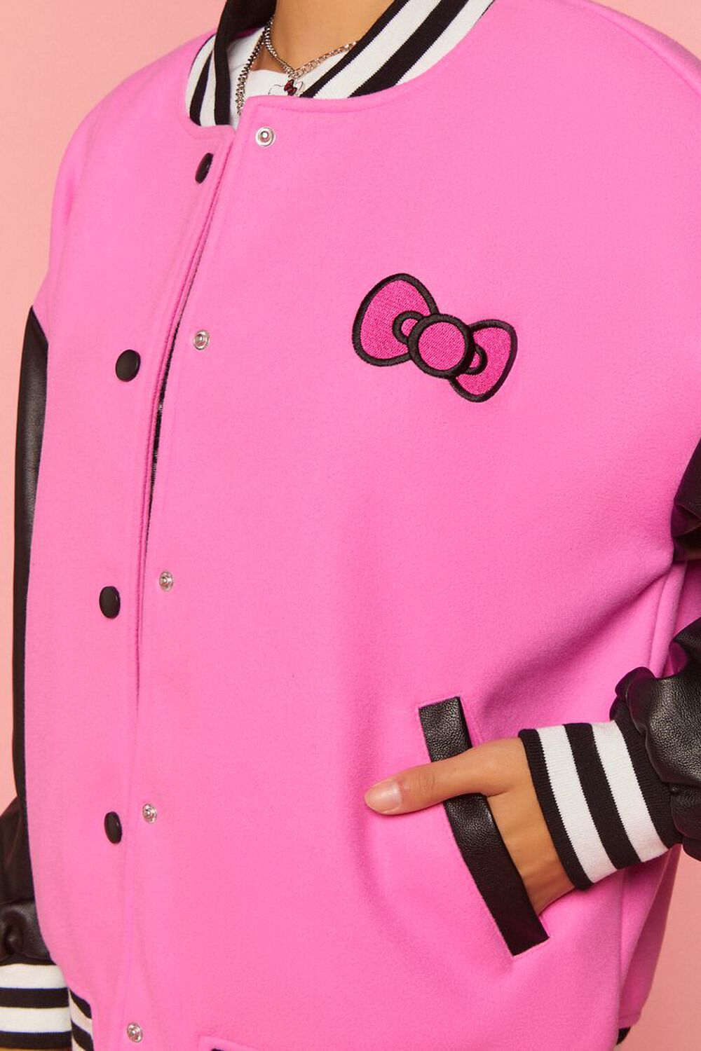 Hello Kitty Varsity Jacket - Welcome To All Star Jacket
