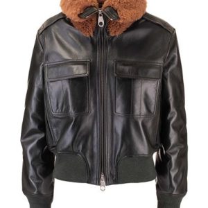 Lamb Leather Aviator Jacket