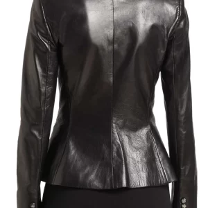 Alexis Real Leather Blazer For Women