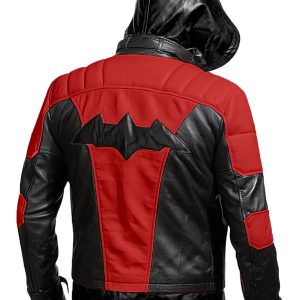 Batman Arkham Knight Leather Hood Jacket