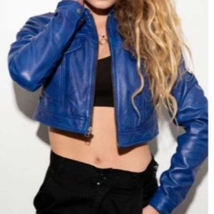 Cropped Women’s Leather Jacket