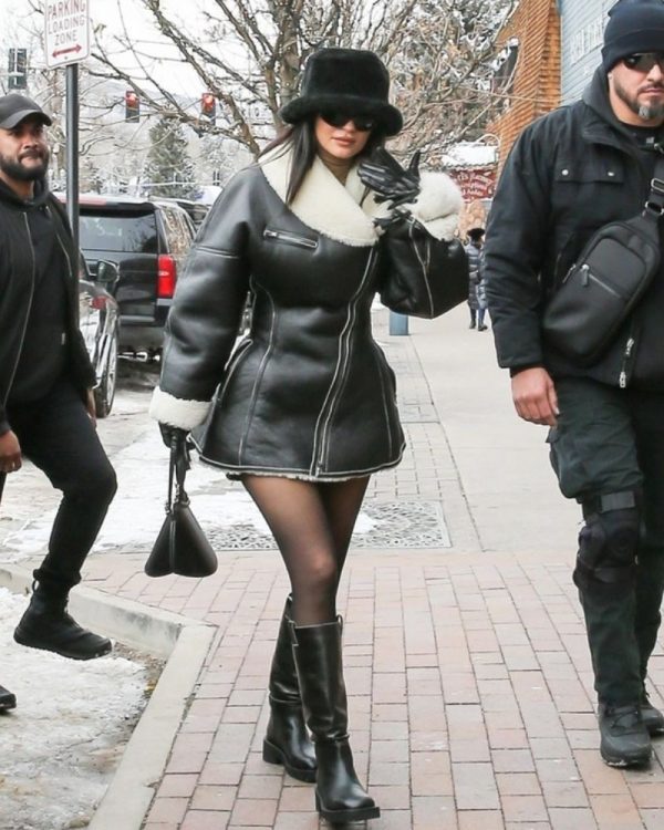Kylie Jenner Shearling Jacket