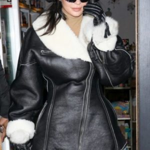 Kylie Jenner Shearling Jacket