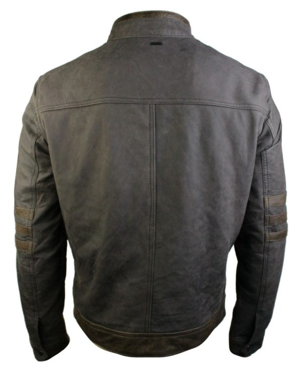 Men’s Biker Brown Vintage Real Leather Jacket