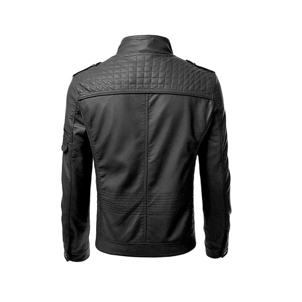 Mens-Black-Quilted-Leather-Jacket