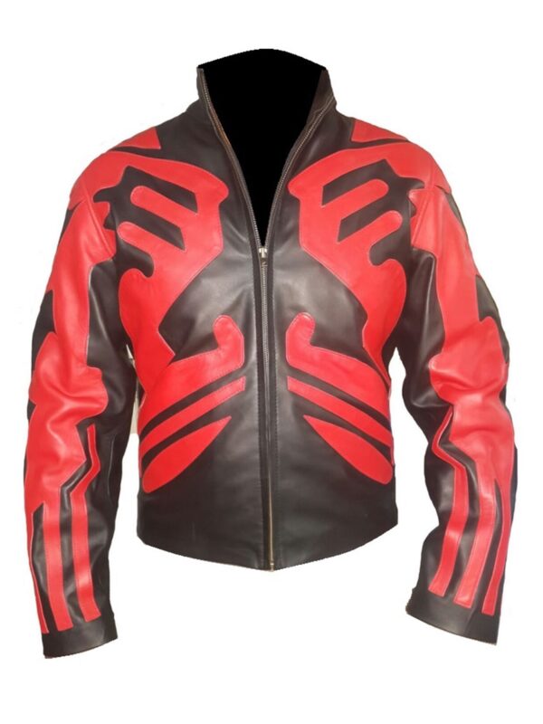 Star Wars Ray Park Darth Maul Leather Jacket