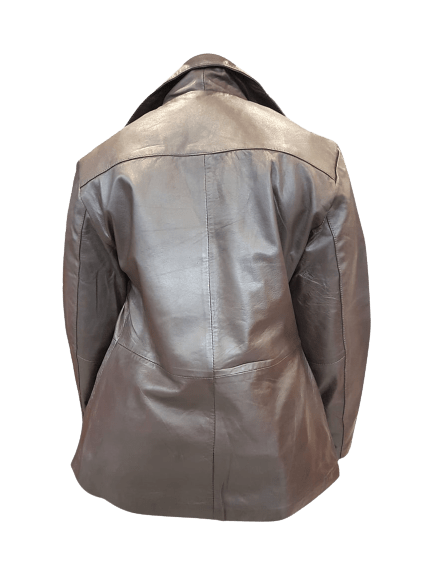 Women’s Trendy Brown Leather Blazer