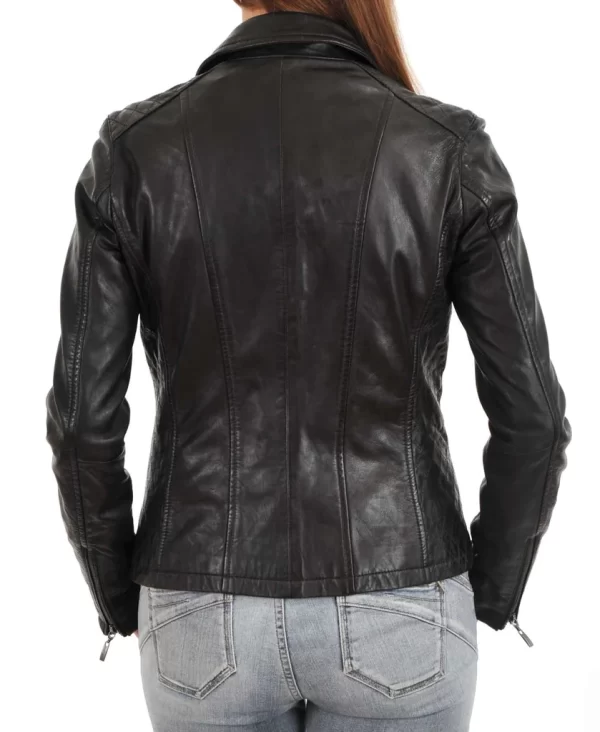 Women's Real Lambskin Leather Blazer