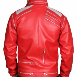 Michael Jackson Beat It Red stylish Leather Jacket