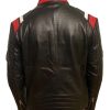 Mens Style Black Biker Real Leather Jacket
