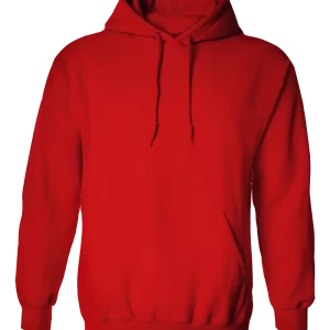 Red Jacket Hoodie Without Zipper