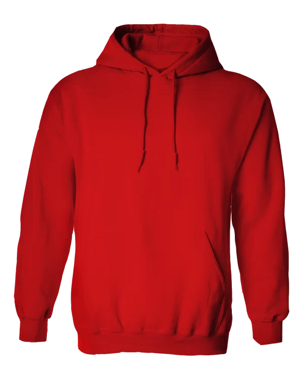 Red Jacket Hoodie Without Zipper