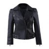 Black Moto Leather Jacket