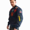 BOMBER JACKET WITH PATCHES