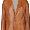 brandMe Men's Leather Blazer Genuine Soft Lambskin Coat Jacket