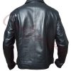 Black Bunny Pointer Biker Leather Jacket