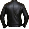 Mens-Black-Bike-Hunt-Real-Sheepskin-Leather-Jacket