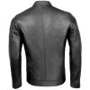 Mens Black Biker Fashion Real Leather Jacket