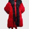 Red fur coat cruella