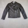 John Motorcycle Black Leather Jacket