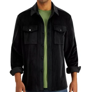 Regular-Fit Corduroy Shirt Jacket Men