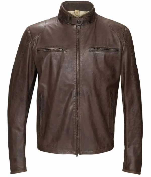 Tom Hiddleston leather jacket