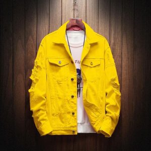 Men Luxury Off Yellow Jacket t Shirts