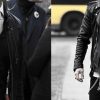 Jones Black Button up Shirt and Leather Jacket