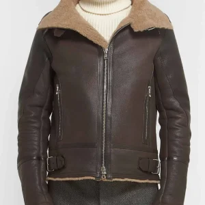 Brendan Fraser leather jacket